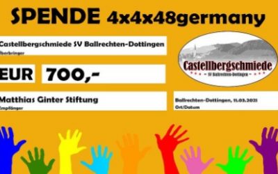 700 Euro Spende!