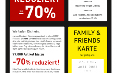SCHUH+SPORT HAAF Räumungsverkauf!!!