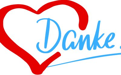 Es ist Zeit Dankeschön zu sagen!