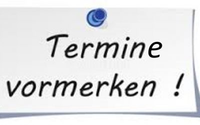 Termine zum vormerken im Januar!