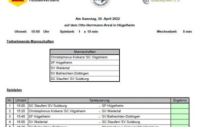 1. Inklusionsturnier des Fussballbezirks Freiburg!