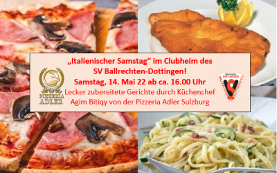 „Italienischer Samstag“ im Clubheim!