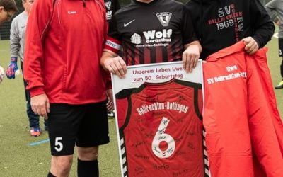 Zum 50. Geburtstag für Uwe gabs u.a. einen 4:2 Sieg unseres Inklusionsteam!