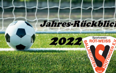 Jahresrückblick 2022, viele positive Momente!
