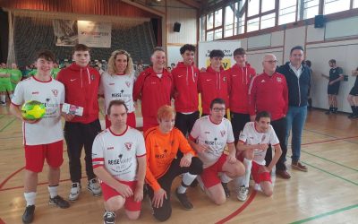 Tolle Futsal-Hallenmeisterschaft der Inklusionsteams Bezirk Freiburg in Ballrechten-Dottingen! Unser Team vom SV Ballrechten-Dottingen holt sich den Pott!