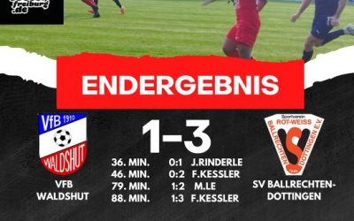 Wichtiger Auftaktsieg unserer Ersten beim VFB Waldshut