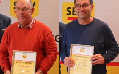 Tolle Ehrung für Michael Triebswetter und Hans-Peter Schwark