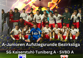 Erstes Aufstiegsspiel zur Bezirksliga für unsere A-Junioren!