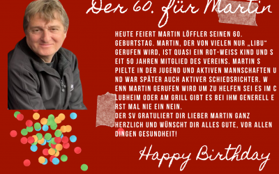 Unser „Libu“ feiert heute seinen 60. Geburtstag!