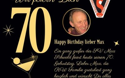 Ein ganz großer des SV feiert heute seinen 70. Geburtstag!