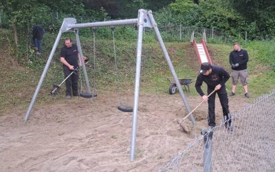 SV Spielplatz wieder auf Vordermann gebracht!