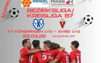 Erste und Förderteam am Sonntag beim TV Köndringen