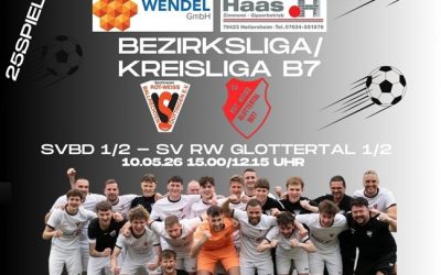 Erste erwartet das Spitzenteam SV RW Glottertal