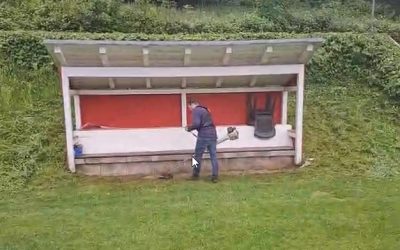 Voller Arbeitseinsatz unserer AH trotz Dauerregen! Chapeau!