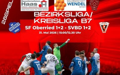 Erste und Förderteam gastieren am Sonntag bei der SF Oberried