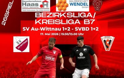 Erste und Förderteam am Sonntag beim SV Au-Wittnau