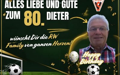 Unser langjähriges Vorstandsmitglied Dieter Lupberger feiert heute seinen 80. Geburtstag