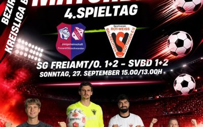 Auswärtsspiele unserer Aktiven bei der SG Freiamt/Ottoschanden