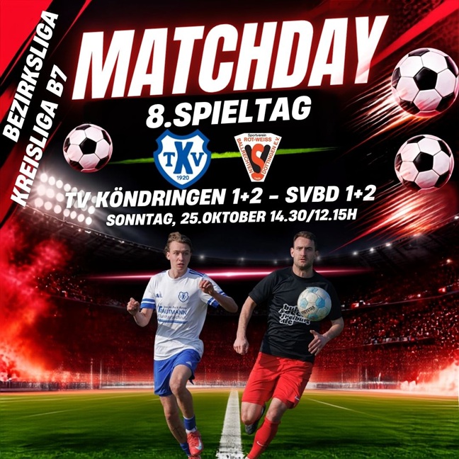 Unsere Teams am Wochenende auswärts beim TV Köndringen